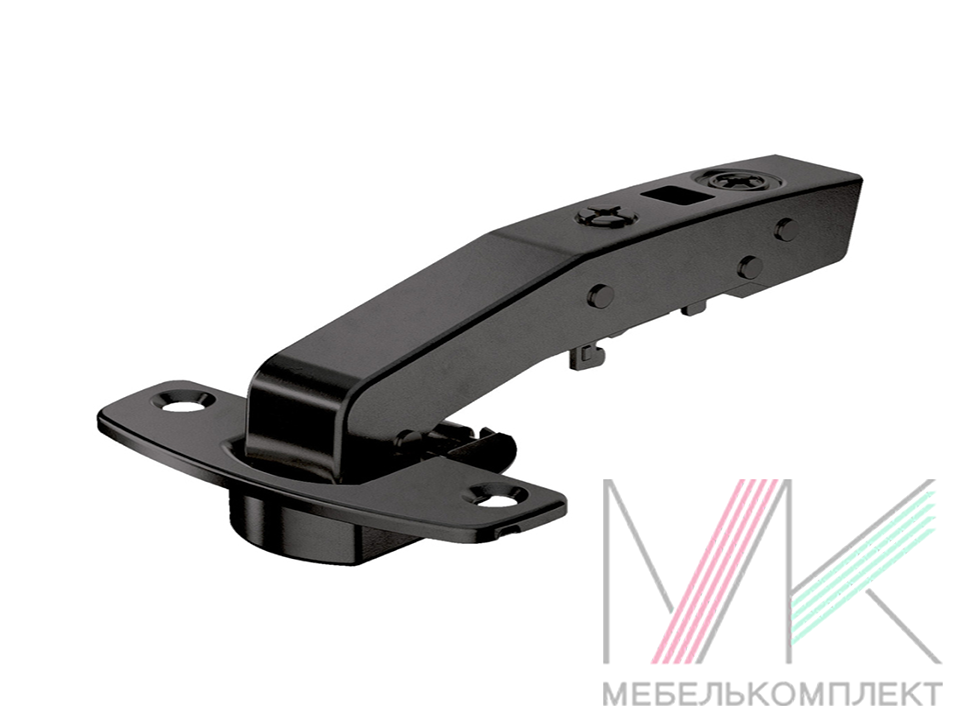 Петля Сенсис 8639i W90 ТН52, вкладная, открывание 95* Hettich (50) черный обсидиан