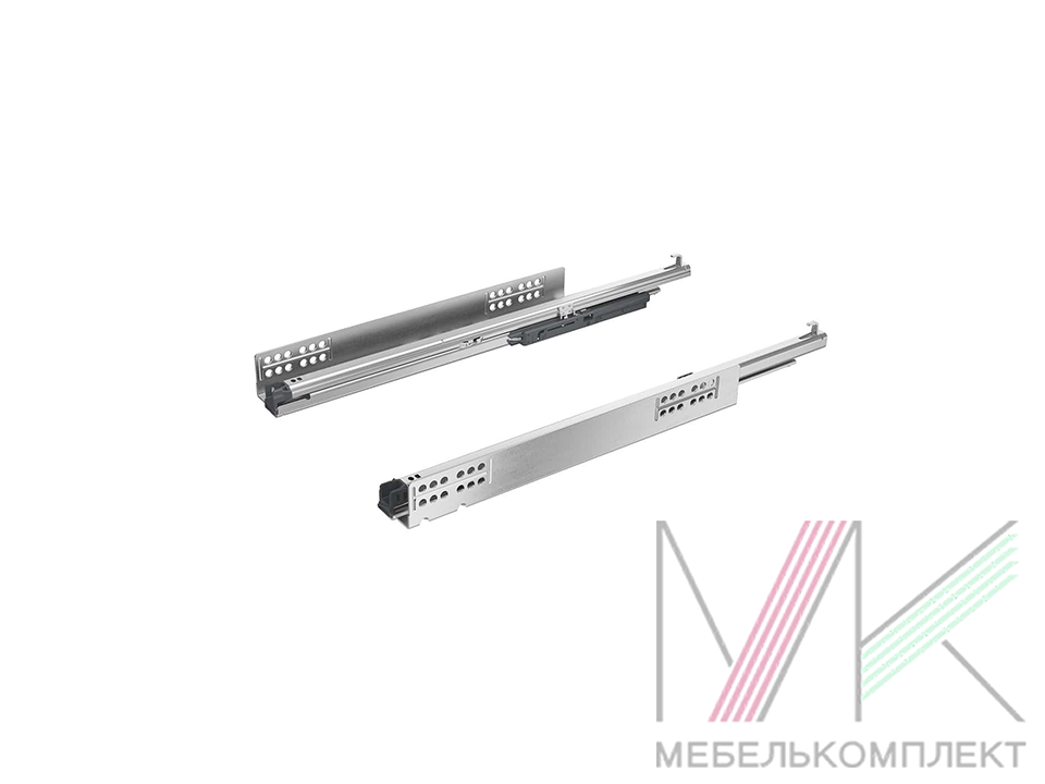 Комплект направляющих Квадро Ю 350мм P2O 30кг Hettich с ЗАМКАМИ