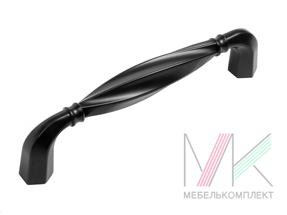 Ручка RS452 BL АДАЖИО черный матовый  128мм BOYARD (15)