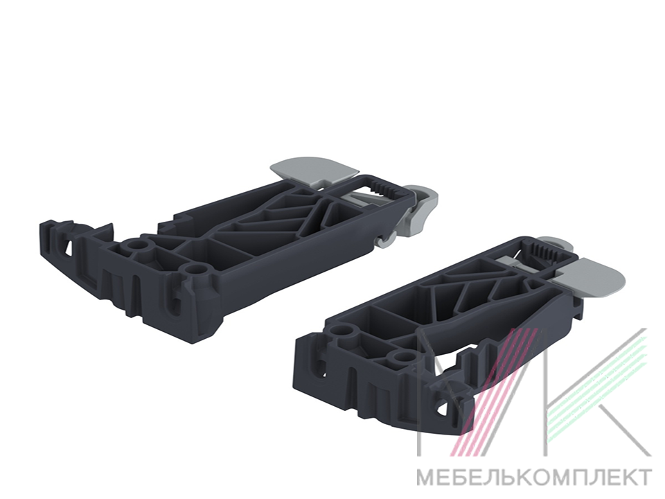 Х Комплект креплений направляющей QUADRO YOU для деревянных ящиков Hettich 9257260 + 9257261 (1) 