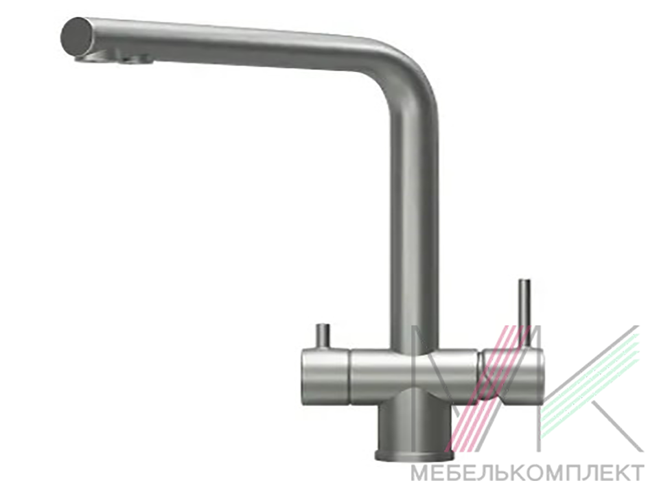 Смеситель Гранула KS-7011 СТАЛЬ МАТОВАЯ