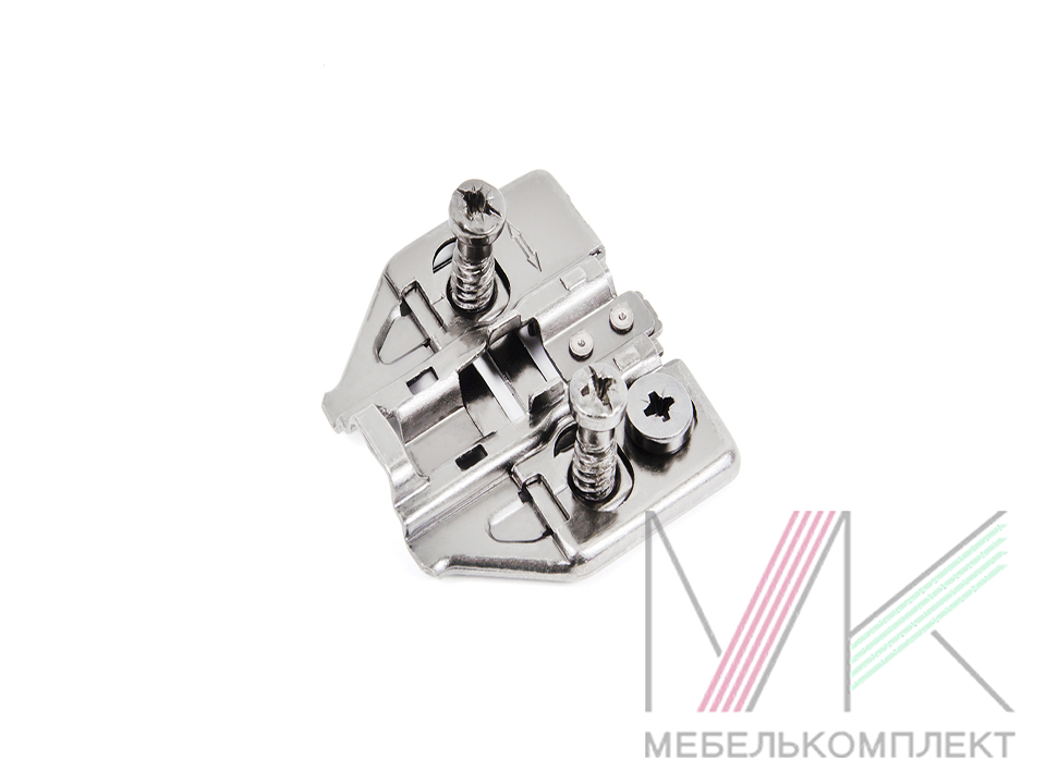 Планка с эксцентриковой регулировкой для петель c евровинтами H8030 EVO  к петлям H801, 813, 890, 845, 901, 913, 990, 945 BOYARD (500)