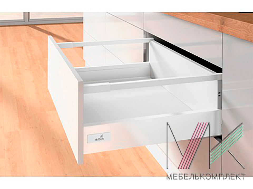 Комплект на ящик 470х176мм для P2O Silent, БЕЛЫЙ InnoTech Atira Hettich