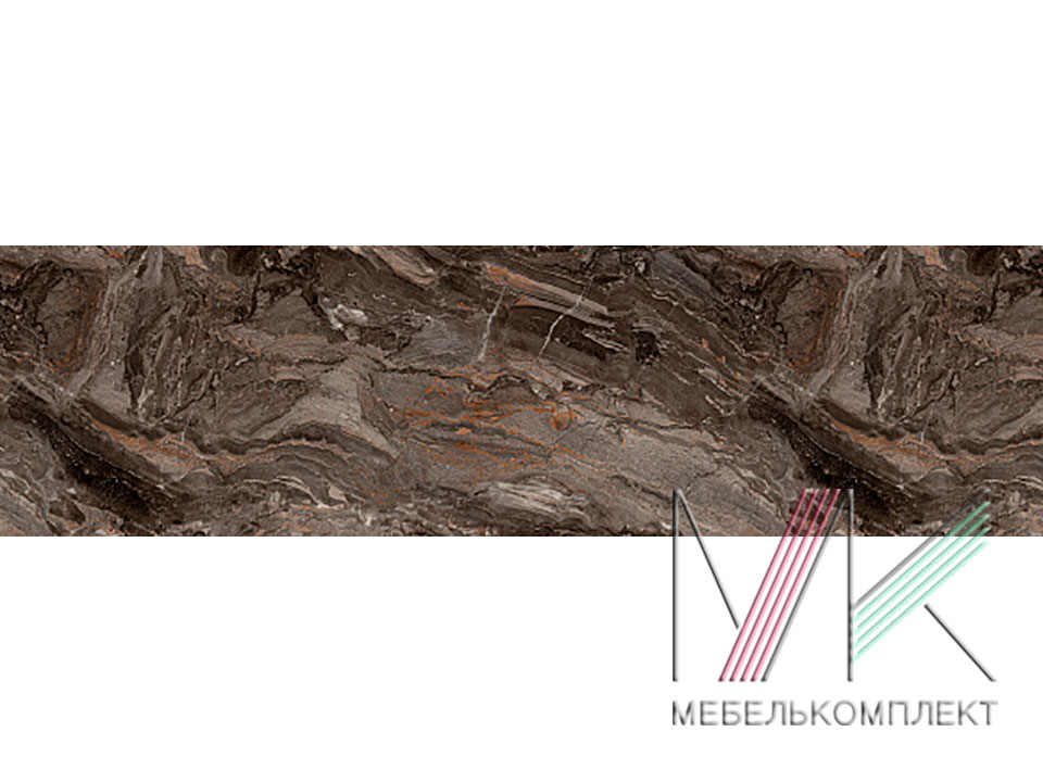 Кромка № 7032/Q Мрамор Бергамо темный (h=44мм)