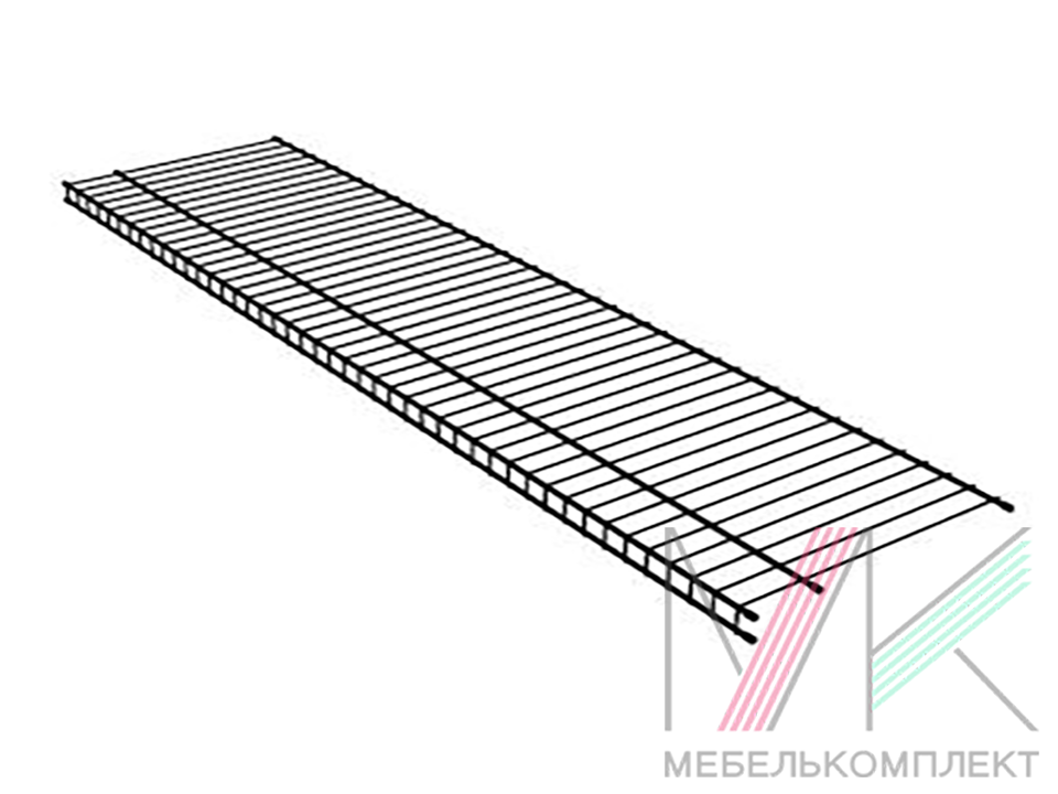 Сетчатая полка 500х2000 (черный муар) (4) НАЙДИ