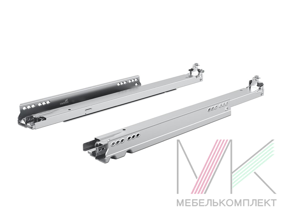Комплект направляющих Актро 5D SS полного выдвижения, 450мм 40кг Hettich 9318286