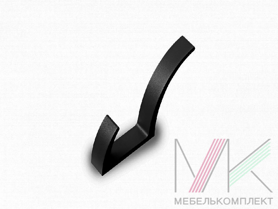 Крючок PK 026.020.010 черный глубоко-матовый №33 (30)